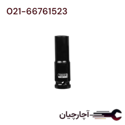 بکس فشار قوی بلند درایو 1/2 سایز 10میلی متر  برند توسن، کد کالا TI1274D-10