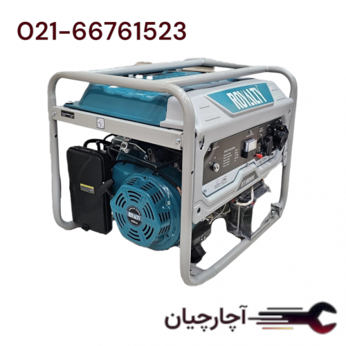 موتور برق بنزینی استارتی ظرفیت 8 کیلووات برند رویالیتی، کد کالا RT11800WHE
