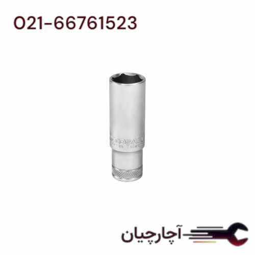 بکس بلند 12پر درایو 1/2 سایز 30 میلی متر برند توسن، کد کالا T1274L-30-12PT