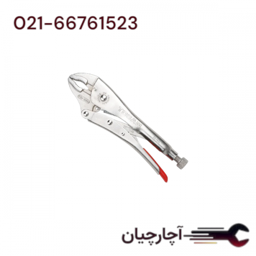 انبر قفلی کروم مولیبدن سایز 10 اینچ برند توسن، کد کالا T14-10GP