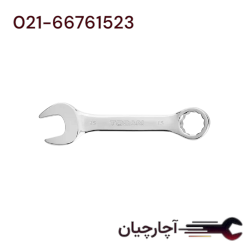 آچار یکسر کوتاه سایز 14 میلی متر  برند توسن، کد کالا T101-14CSW