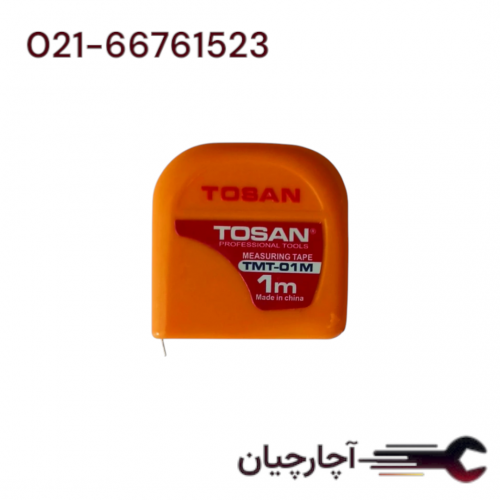 متر نواری 1 متری برند توسن، کد کالا TMT-01M