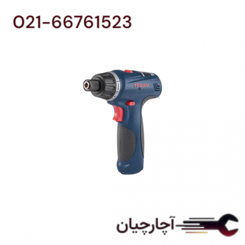 پیچ گوشتی شارژی 7/2 ولت ( بدون پایه شارژر ) برند توسن، کد کالا 2027SCX