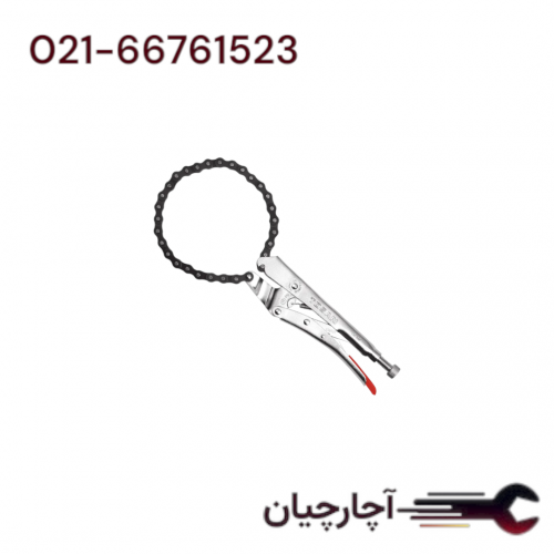 انبر قفلی فیلتر بازکن زنجیری  سایز 9 اینچ برند توسن، کد کالا T14-09CP