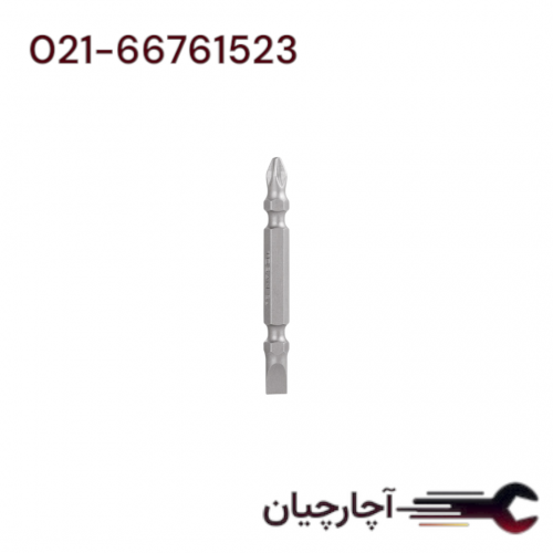 سر پیچ گوشتی یکسر دوسو یکسر چهارسو 65 میلی متر برند توسن، کد کالا TDSH65-PHSL
