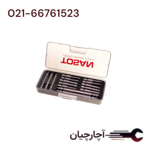 ست سر پیچ گوشتی 15 عددی  برند توسن، کد کالا TSSH50110-PHTSL