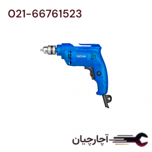 دریل 6.5آچاری - 400وات  برند نووا، کد کالا 2205