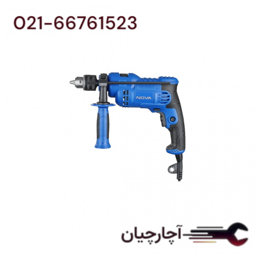 دریل 13 چکشی 850 وات برند نووا، کد کالا 2236