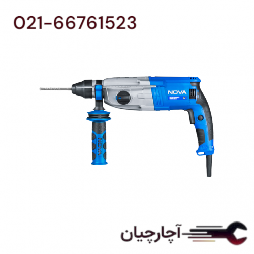 دریل بتن کن 28 میلیمتری 850 وات برند نووا، کد کالا 2428