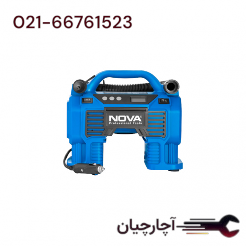 مینی کمپرسور سه کاره فندکی برند نووا، کد کالا 9160