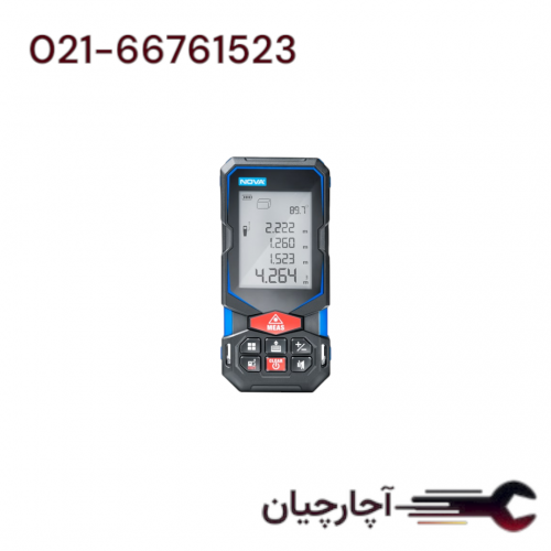 متر لیزری 50 متری شارژی برند نووا، کد کالا 5251