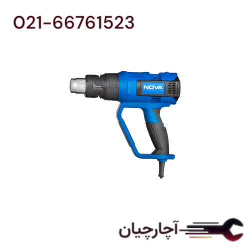 کیت سشوار برقی دیجیتال صنعتی 2000 وات + کیف BMC برند نووا، کد کالا 4412