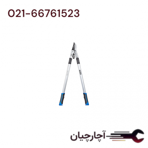 قیچی شاخه زن دنده ای 75 سانت با دسته ثابت برند نووا، کد کالا 2371