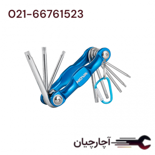 آلن چاقویی فانتزی ستاره ای8 عددی  برند نووا، کد کالا 1008