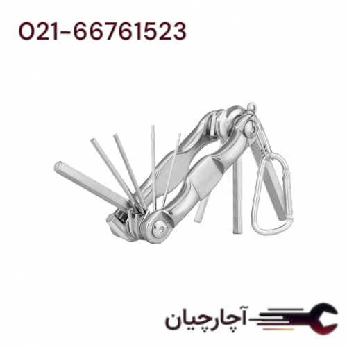 آلن چاقویی فانتزی شش گوش 8 عددی  برند نووا، کد کالا 1007