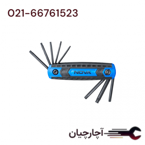 آلن چاقویی ستاره ای 8 عددی  برند نووا، کد کالا 1160