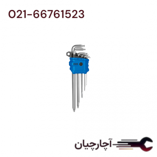 ست آلن ستاره ای 9 عددی سابز فوق بلند   برند نووا، کد کالا 1164