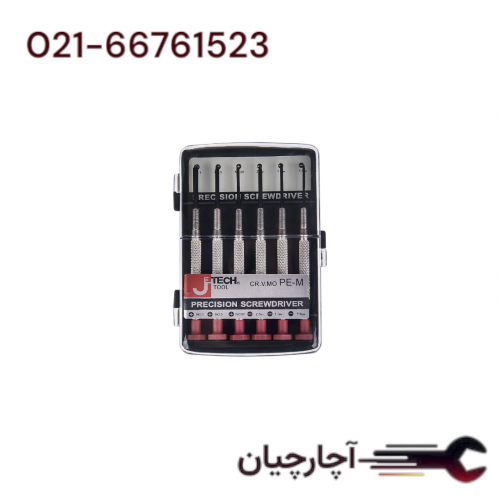 ست پیچ گوشتی ساعتی برند جی تک، کد کالا PE-M