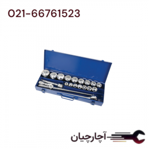 جعبه بکس 21 پارچه 3.4 درایو (50-19) CR-MO برند ال کا کد کالا: E2002