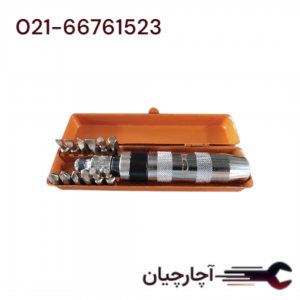 پیچگوشتی تقه ای 13 پارچه CR-V  برند ال کا کد کالا: D1040