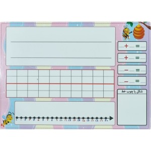 صفحه آموزشی وایت بردی سایزA4