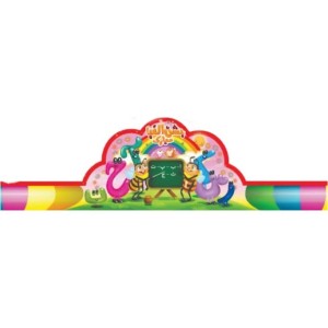 تاج جشن الفبا طرح دخترانه