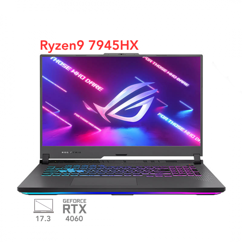 لپ تاپ گیمینگ ایسوس راگ ASUS ROG Strix 17 G713PV R9 7945HX RTX4060 140W 1T 2.5K 240Hz 2023