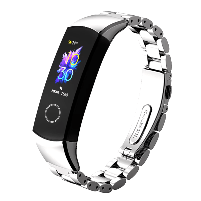 بند فلزی مدل Bead 3 مناسب مچ بند هوشمند هانر مدل Honor Band 4/5