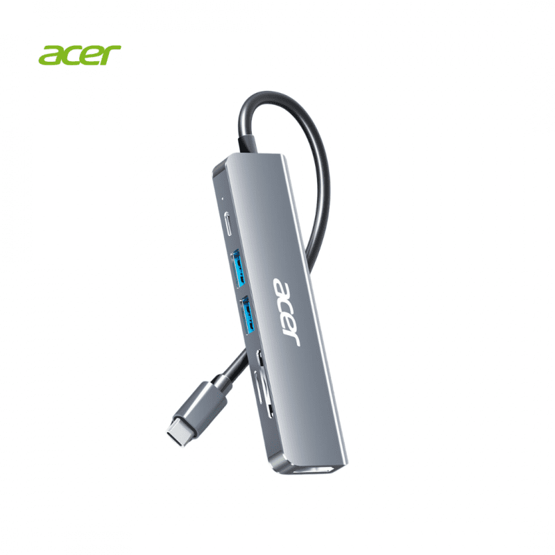 هاب USB-C اورجینال ایسر 6 در 1 مدل Acer HY41-T6 6 in 1 USB-C Hub