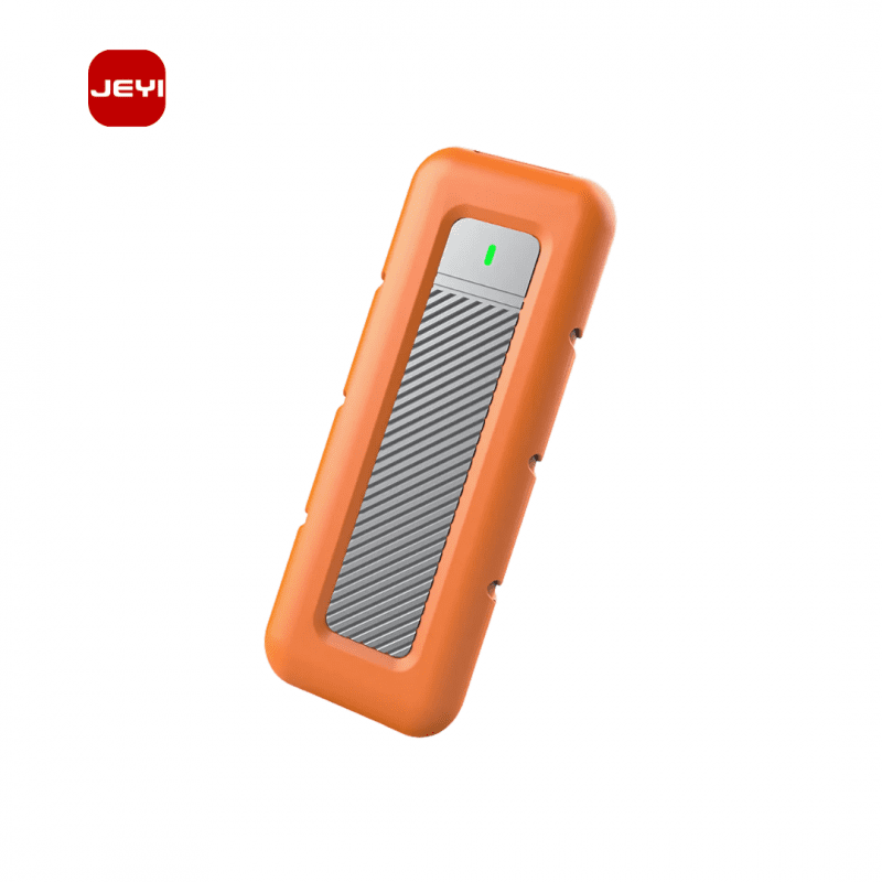 باکس هارد SSD تمام آلومینیومی همراه با توربو فن مدل JEYI i9-Whirlwind Aluminum SSD Box NVMe 10 Gbps With Turbo Fan
