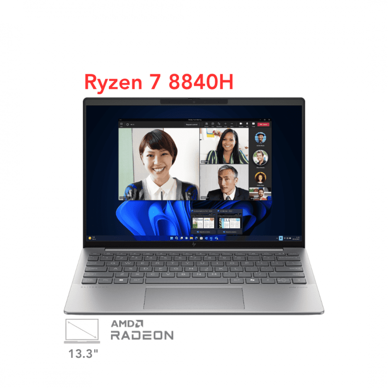 لپ تاپ اچ پی الیت بوک  HP Elitebook 635 G11 Aero 13.3 R7 8840HS 32G 1T 2.5K 120Hz 2024