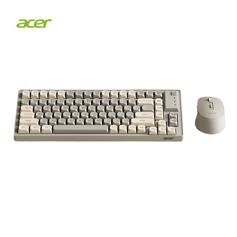 ست موس و کیبورد ایسر مدل Acer OCC204 Mouse And Keyboard 86-Key Set Wireless Bluetooth RGB