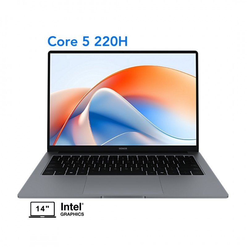 لپ تاپ هواوی آنر نوت بوک 14 مدل Honor Notebook X14 Plus Core 5 220H 32G 1T 2.8K 120Hz 2025