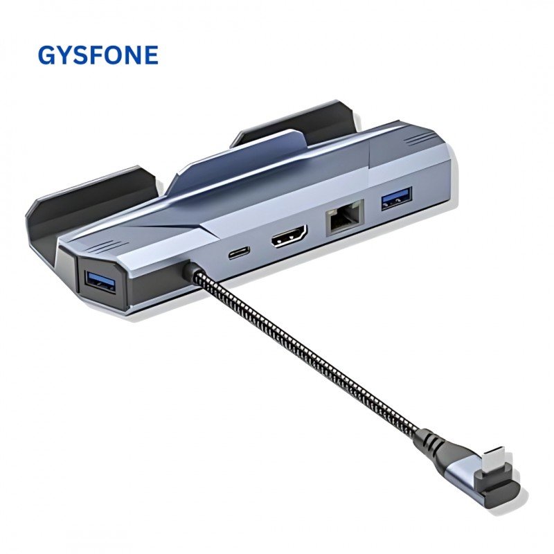 داک تایپ سی 6 در 1 لژیون گو و راگ الای و استیم دک جیسفون مدل GYSFONE 6-in-1 Docking Station Type-C For Legion GO, ROG Ally, Steam Deck