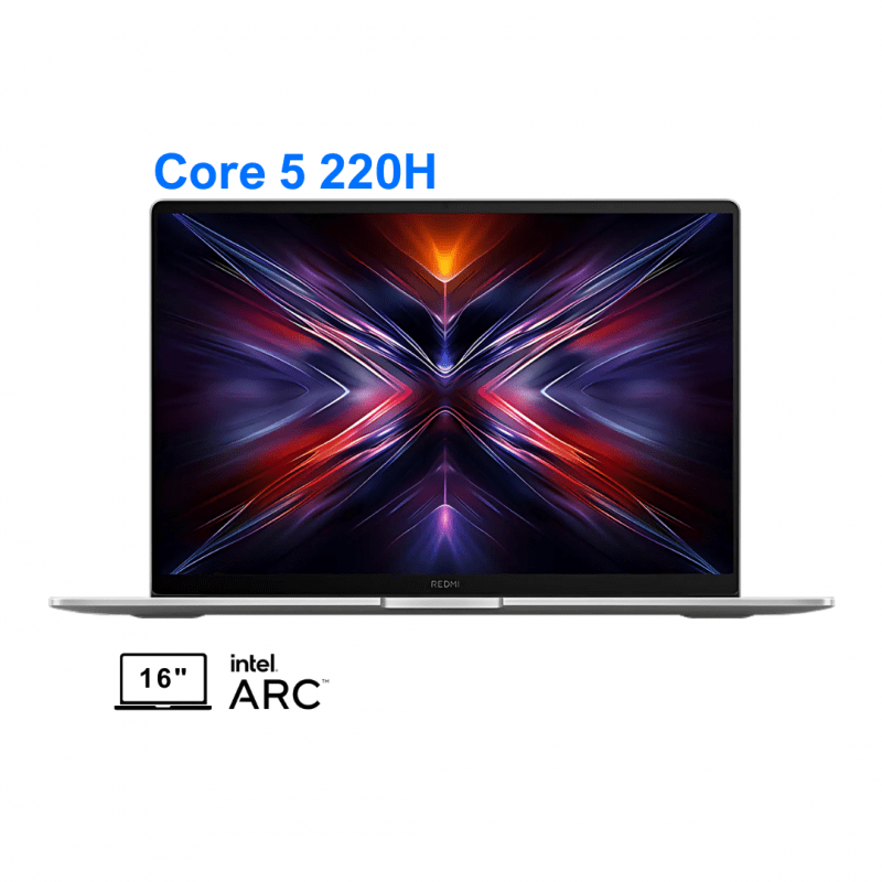 لپ تاپ  شیائومی ردمی بوک 16 مدل  Xiaomi RedmiBook 16 Core 5 220H 32G 1T 2.5K 120Hz 2025
