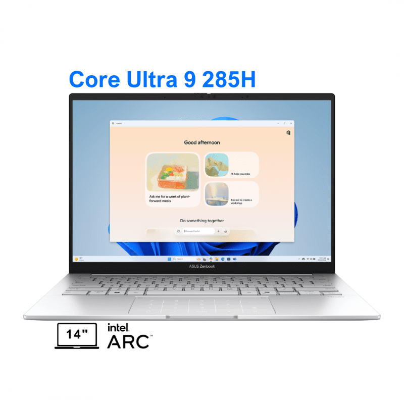 لپ تاپ ایسوس زنبوک 2025 مدل ASUS Zenbook X14 UX3405CA Core Ultra 9 285H 32G 1T OLED 2.8K 120Hz