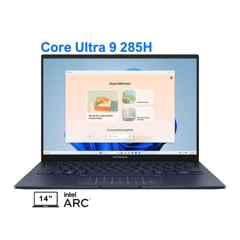 لپ تاپ ایسوس زنبوک 2025 مدل ASUS Zenbook X14 UX3405CA Core Ultra 9 285H 32G 1T OLED 2.8K 120Hz