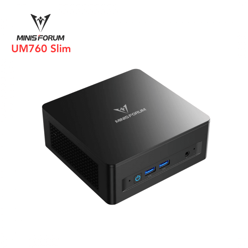 مینی پی سی  مینیزفورم مدل Minisforum UM760 Slim Mini PC AMD R5 7640HS Radeon 760M