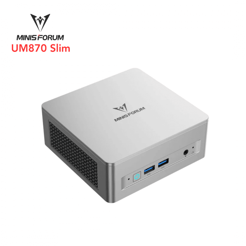 مینی پی سی  مینیزفورم مدل Minisforum UM870 Slim Mini PC AMD R7 8745H  Radeon 780M