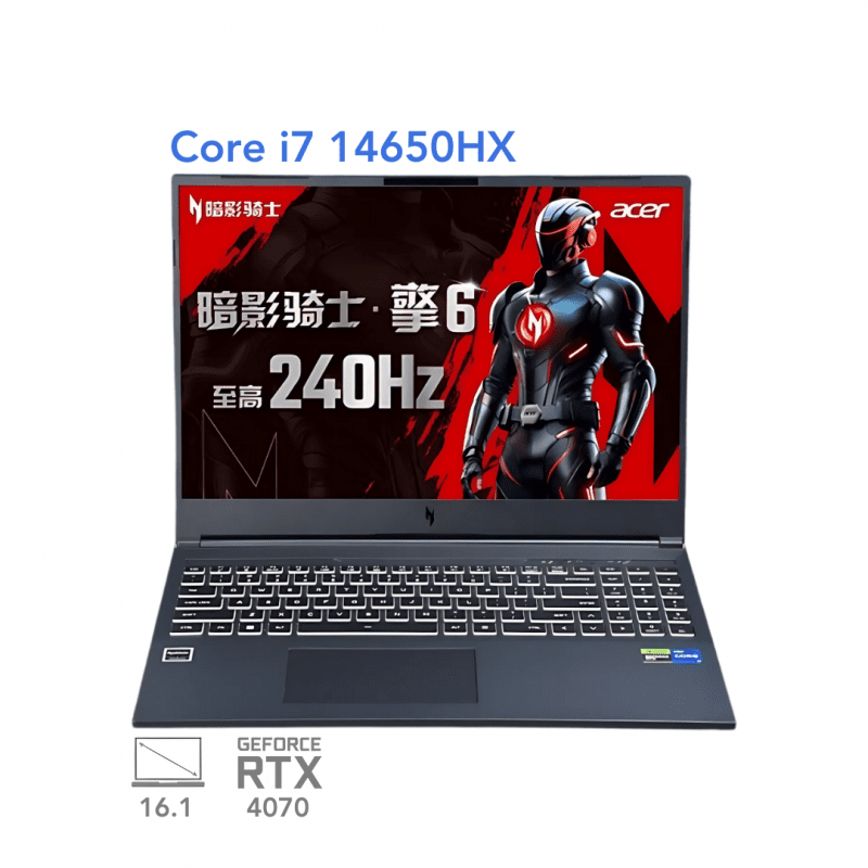 لپ تاپ گیمینگ ایسر نیترو وی 16 مدل Acer Nitro V 16 SH16-72-7G41 i7 14650HX RTX4070 16G 1T 16" 2.5K 165Hz 2024