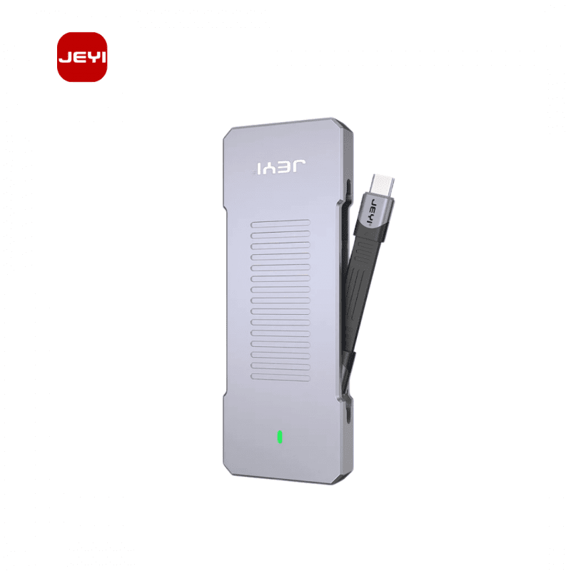 باکس هارد SSD تمام آلومینیومی مدل JEYI 22110 GTR Big-Mac Aluminum-Magnesium SSD Box M.2 NVMe 2280 10 Gbps Hidden line
