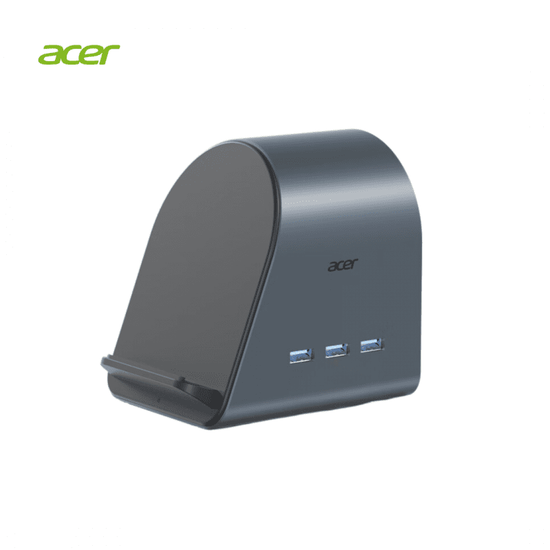 هاب و شارژر وایرلس اورجینال ایسر 11 در 1 مدل Acer HY41-T10 WC 11 in 1 USB-C Hub and wireless Charger