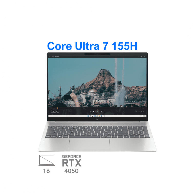 لپ تاپ اچ پی پاویلیون مدل HP Pavilion 16 Pro ab1043TX Ultra7 155H RTX 4050 32G 1T 2.5K 120Hz 2024