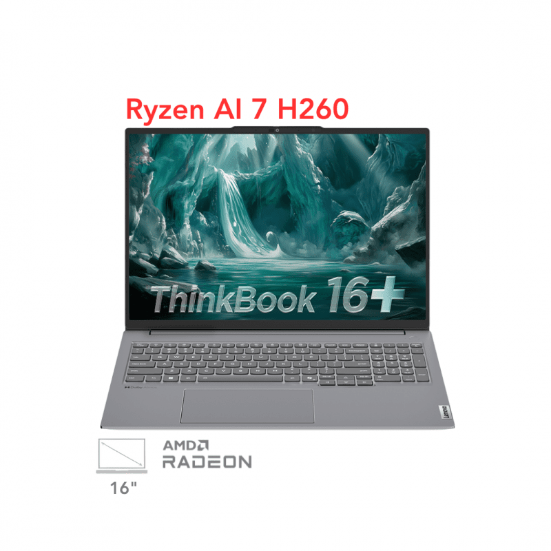 لپ تاپ لنوو تینک بوک 16 مدل Lenovo ThinkBook 16+ Ryzen  AI 7 H260 32G 1T 3.2K 165Hz 2025