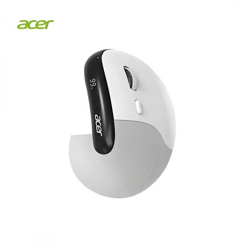 موس ایسر ورتیکال سایلنت بلوتوث وایرلس شارژی مدل  Acer OMR217 Vertical Silent Wireless Bluetooth Dual Mode White