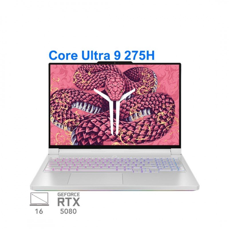 لپ تاپ گیمینگ لنوو لیجن 7 پرو مدل Lenovo Legion 7 Pro Y9000P Core Ultra 9 275HX RTX 5080 175W 32G 1T 2.5K 240Hz OLED White 2025