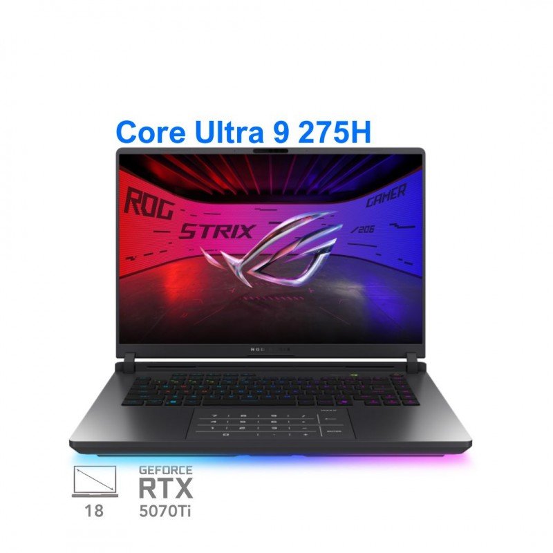 لپ تاپ گیمینگ ایسوس راگ استریکس ROG Strix G16 G615LR Ultra 9 275HX RTX 5070Ti 140W 16G 1T 240Hz 2025