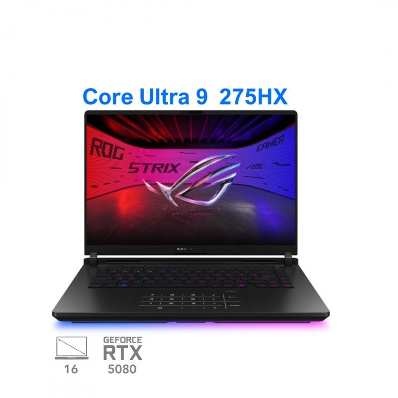 لپ تاپ گیمینگ ایسوس راگ استریکس اسکار ROG Strix SCAR 16 G635LW Core Ultra 9 275HX RTX 5080 175W 32G 1T 240Hz 2025