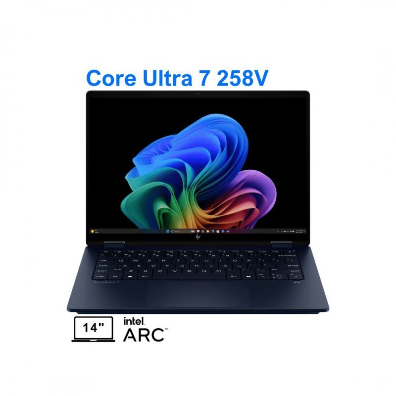 لپ تاپ اچ پی اومنی بوک اولترا مدل HP OmniBook X Flip 14-fm0000TU Ultra 7 258V 32G 1T OLED 2.8K 120Hz 2025