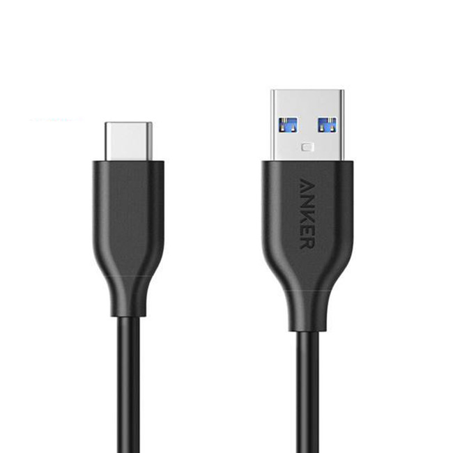 کابل تبدیل USB 3.0 به USB-C انکر مدل A8163 PowerLine طول 0.9 متر